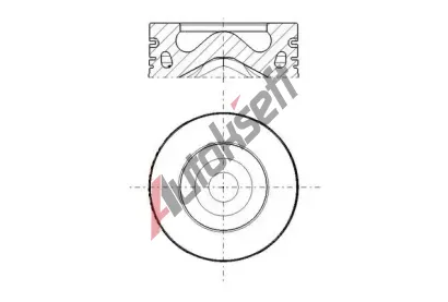 MAHLE P�st MAO 279 PI 00104 002, 279 PI 00104 002