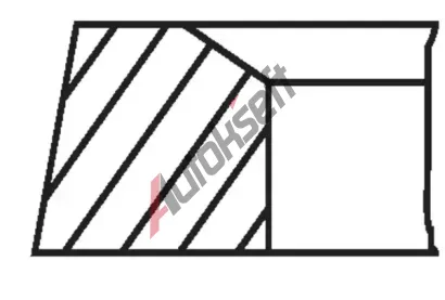 MAHLE Sada pístních kroužků MAO 503 59 N0, 503 59 N0 MAHLE Sada pístních kroužků MAO 503 59 N0, 503 59 N0