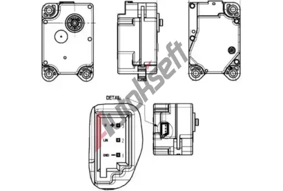 MAHLE Nastavovac prvek smovac klapky MAO AA 15 000P, AA 15 000P