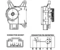 MAHLE Nastavovac prvek smovac klapky MAO AA 16 000P, AA 16 000P