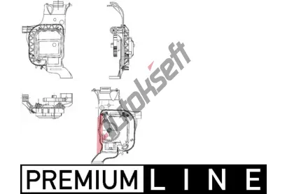 MAHLE Nastavovac prvek smovac klapky MAO AA 17 000P, AA 17 000P