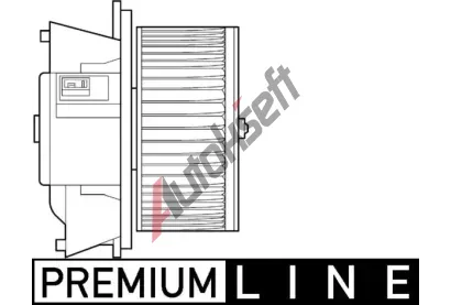 MAHLE Vnitn ventiltor MAO AB 107 000P, AB 107 000P