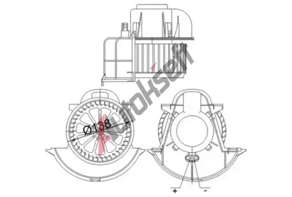 MAHLE Vnitn ventiltor MAO AB 113 000S, AB 113 000S