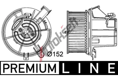 MAHLE Vnitn ventiltor MAO AB 119 000P, AB 119 000P