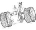 MAHLE Vnitn ventiltor MAO AB 133 000P, AB 133 000P