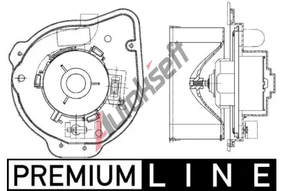 MAHLE Vnitn ventiltor MAO AB 135 000P, AB 135 000P