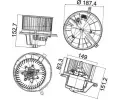 MAHLE Vnitn ventiltor MAO AB 148 000P, AB 148 000P