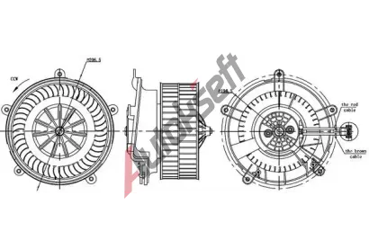 MAHLE Vnitn ventiltor MAO AB 17 000S, AB 17 000S