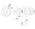 Vnitn ventiltor MAHLE ‐ MAO AB 219 000S
