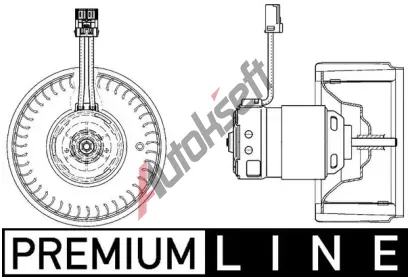 MAHLE Vnitn ventiltor MAO AB 22 000P, AB 22 000P