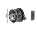 MAHLE Vnitn ventiltor MAO AB 228 000S, AB 228 000S