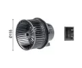 MAHLE Vnitn ventiltor MAO AB 247 000P, AB 247 000P
