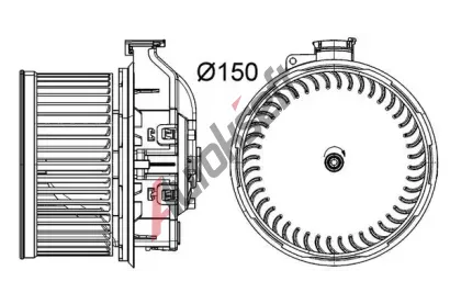MAHLE Vnit�n� ventil�tor MAO AB 260 000P, AB 260 000P