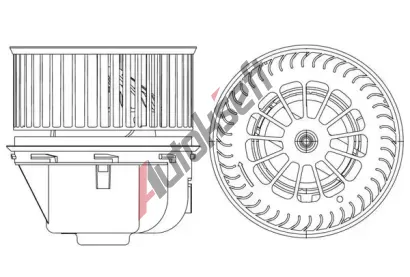 MAHLE Vnitn ventiltor MAO AB 264 000P, AB 264 000P