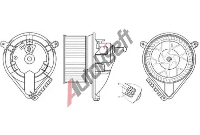 MAHLE Vnitn ventiltor MAO AB 271 000S, AB 271 000S