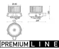 Vnitn ventiltor MAHLE ‐ MAO AB 284 000P