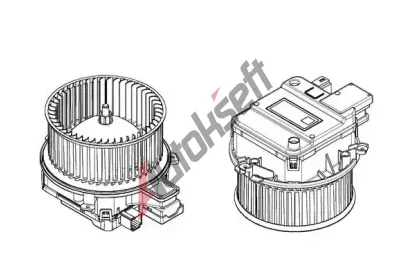 MAHLE Vnitřní ventilátor MAO AB 338 000P, AB 338 000P MAHLE Vnitřní ventilátor MAO AB 338 000P, AB 338 000P