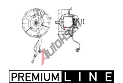 MAHLE Vnitn ventiltor MAO AB 37 000P, AB 37 000P