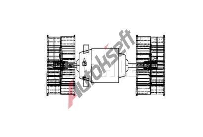 MAHLE Vnitn ventiltor MAO AB 77 000P, AB 77 000P