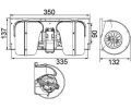 MAHLE Vnitřní ventilátor MAO AB 85 000P, AB 85 000P