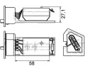 Odpor vnitnho tlakovho ventiltoru MAHLE ‐ MAO ABR 11 000P