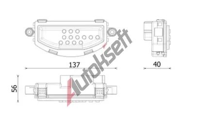 MAHLE Regulace vnitřní ventilace MAO ABR 166 000P, ABR 166 000P MAHLE Regulace vnitřní ventilace MAO ABR 166 000P, ABR 166 000P