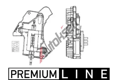 MAHLE Regulace vnitn ventilace MAO ABR 24 000P, ABR 24 000P