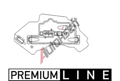 MAHLE Regulace vnitn ventilace MAO ABR 28 000P, ABR 28 000P