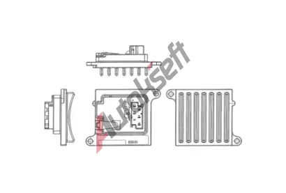 MAHLE Regulace vnitn ventilace MAO ABR 36 000P, ABR 36 000P