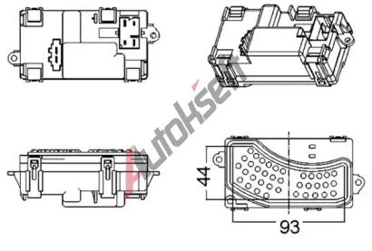 MAHLE Regulace vnitřní ventilace MAO ABR 5 000S, ABR 5 000S  MAHLE Regulace vnitřní ventilace MAO ABR 5 000S, ABR 5 000S