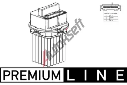 MAHLE Regulace vnitřní ventilace MAO ABR 53 000P, ABR 53 000P  MAHLE Regulace vnitřní ventilace MAO ABR 53 000P, ABR 53 000P