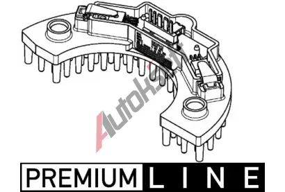 MAHLE Regulace vnitn ventilace MAO ABR 58 000P, ABR 58 000P