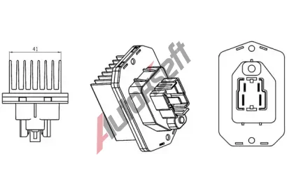 MAHLE Regulace vnitn ventilace MAO ABR 76 000S, ABR 76 000S