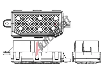 MAHLE Regulace vnitn ventilace MAO ABR 77 000P, ABR 77 000P
