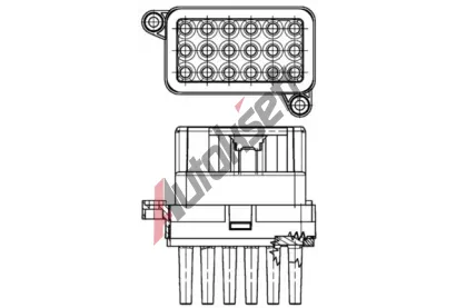 MAHLE Regulace vnitn ventilace MAO ABR 95 000P, ABR 95 000P