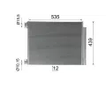 MAHLE Kondenztor klimatizace MAO AC 1016 000P, AC 1016 000P