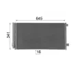 MAHLE Kondenztor klimatizace MAO AC 1051 000S, AC 1051 000S