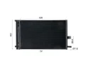 MAHLE Kondenzátor klimatizace MAO AC 1065 000S, AC 1065 000S