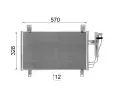MAHLE Kondenztor klimatizace MAO AC 1100 000S, AC 1100 000S