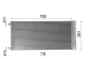 MAHLE Kondenztor klimatizace MAO AC 1124 000P, AC 1124 000P