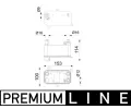 Kondenz�tor klimatizace&nbsp;MAHLE&nbsp;&dash;&nbsp;MAO AC 1199 000P