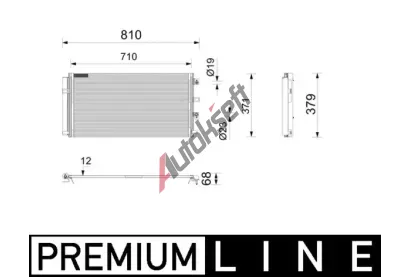 MAHLE Kondenzátor klimatizace MAO AC 1213 000P, AC 1213 000P MAHLE Kondenzátor klimatizace MAO AC 1213 000P, AC 1213 000P