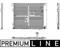 Kondenztor klimatizace MAHLE ‐ MAO AC 126 000P
