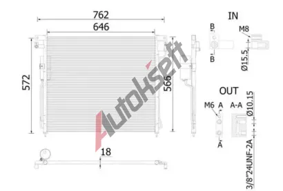 MAHLE Kondenztor klimatizace MAO AC 138 000S, AC 138 000S