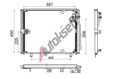 MAHLE Kondenztor klimatizace MAO AC 148 000S, AC 148 000S