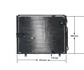 MAHLE Kondenztor klimatizace MAO AC 148 000S, AC 148 000S