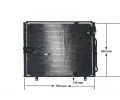 MAHLE Kondenztor klimatizace MAO AC 148 000S, AC 148 000S