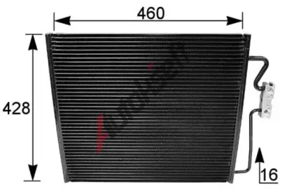 MAHLE Kondenzátor klimatizace MAO AC 154 001S, AC 154 001S MAHLE Kondenzátor klimatizace MAO AC 154 001S, AC 154 001S