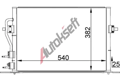MAHLE Kondenztor klimatizace MAO AC 158 000S, AC 158 000S