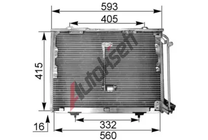 MAHLE Kondenztor klimatizace MAO AC 168 000P, AC 168 000P